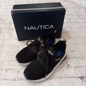 NWT Boys 2Y Nautica "Parks Buoy 2" Black Sneakers